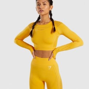 Gymshark Flawless Knit Long Sleeve Crop